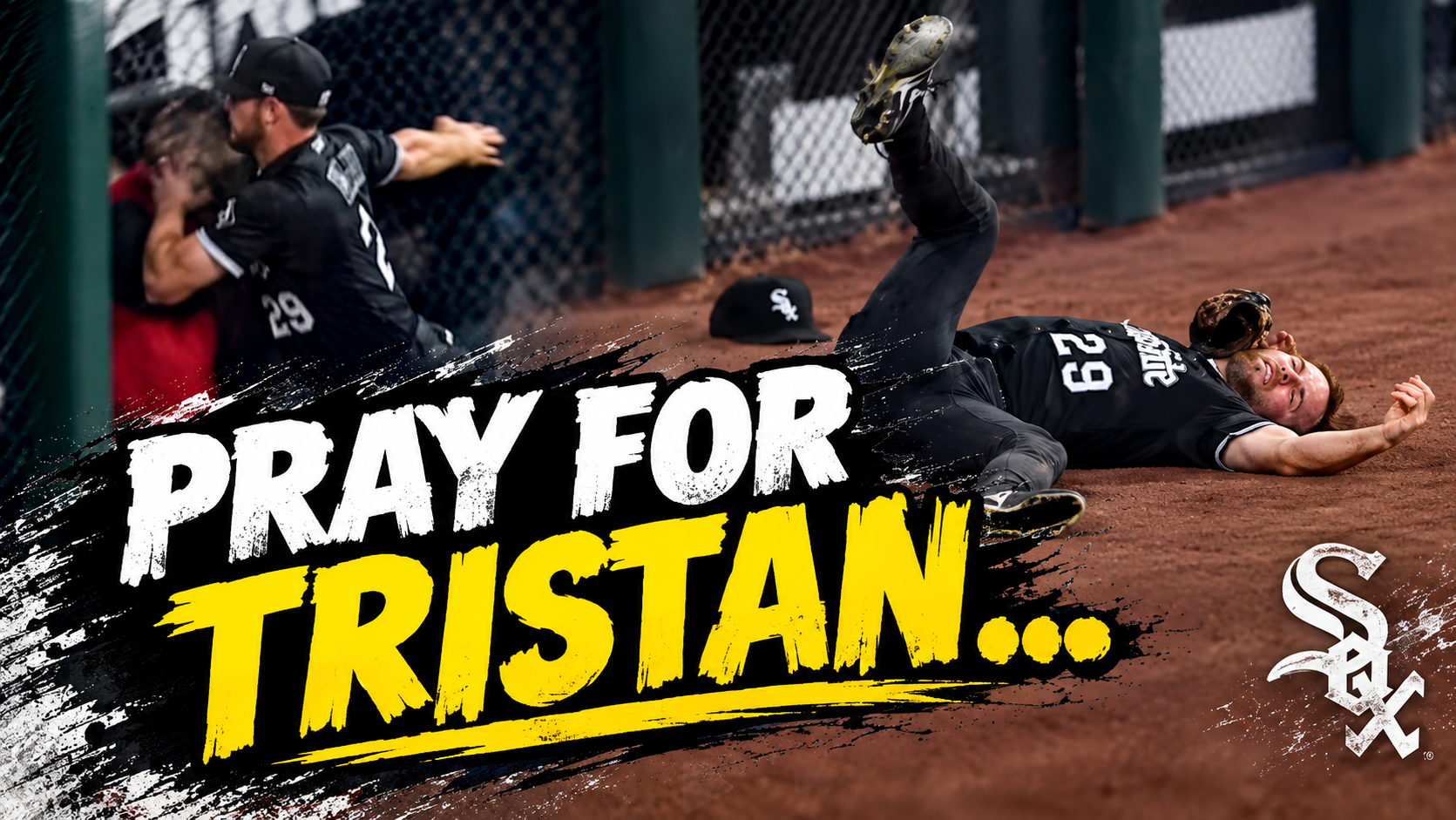 Tristan Peters Injury Collision Crashes into Outfield Wall | White Sox vs Detroit Tigers 2026 Highlights