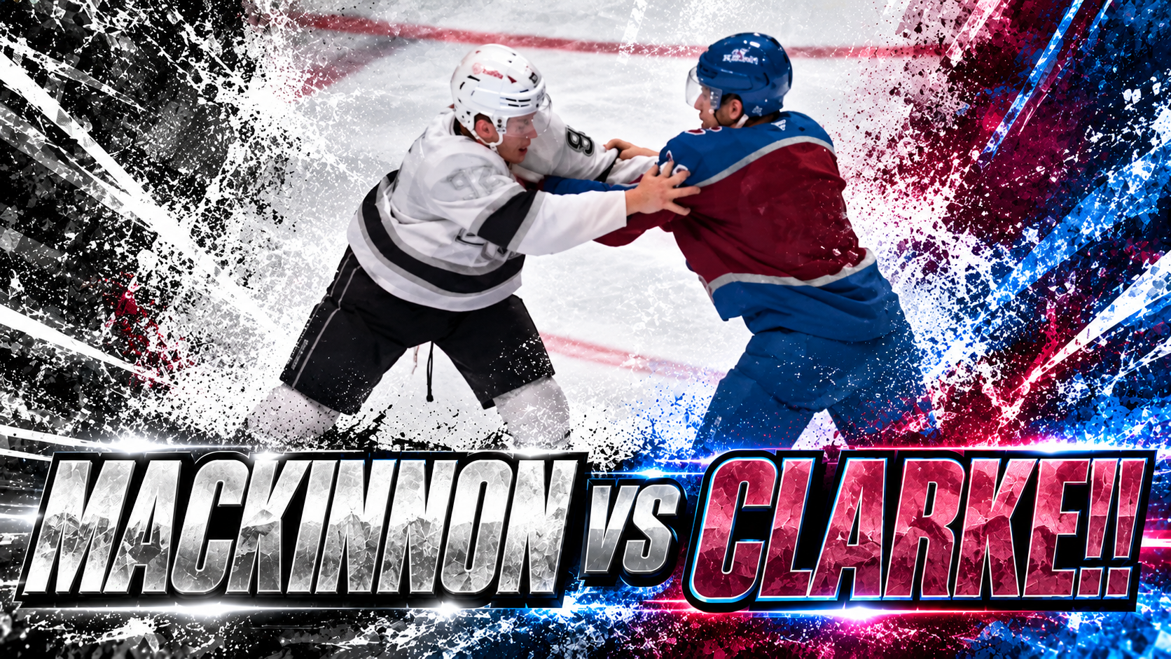 Nathan MacKinnon Brandt Clarke Fight Scrap | Colorado Avalanche vs LA Kings 2026 Highlights