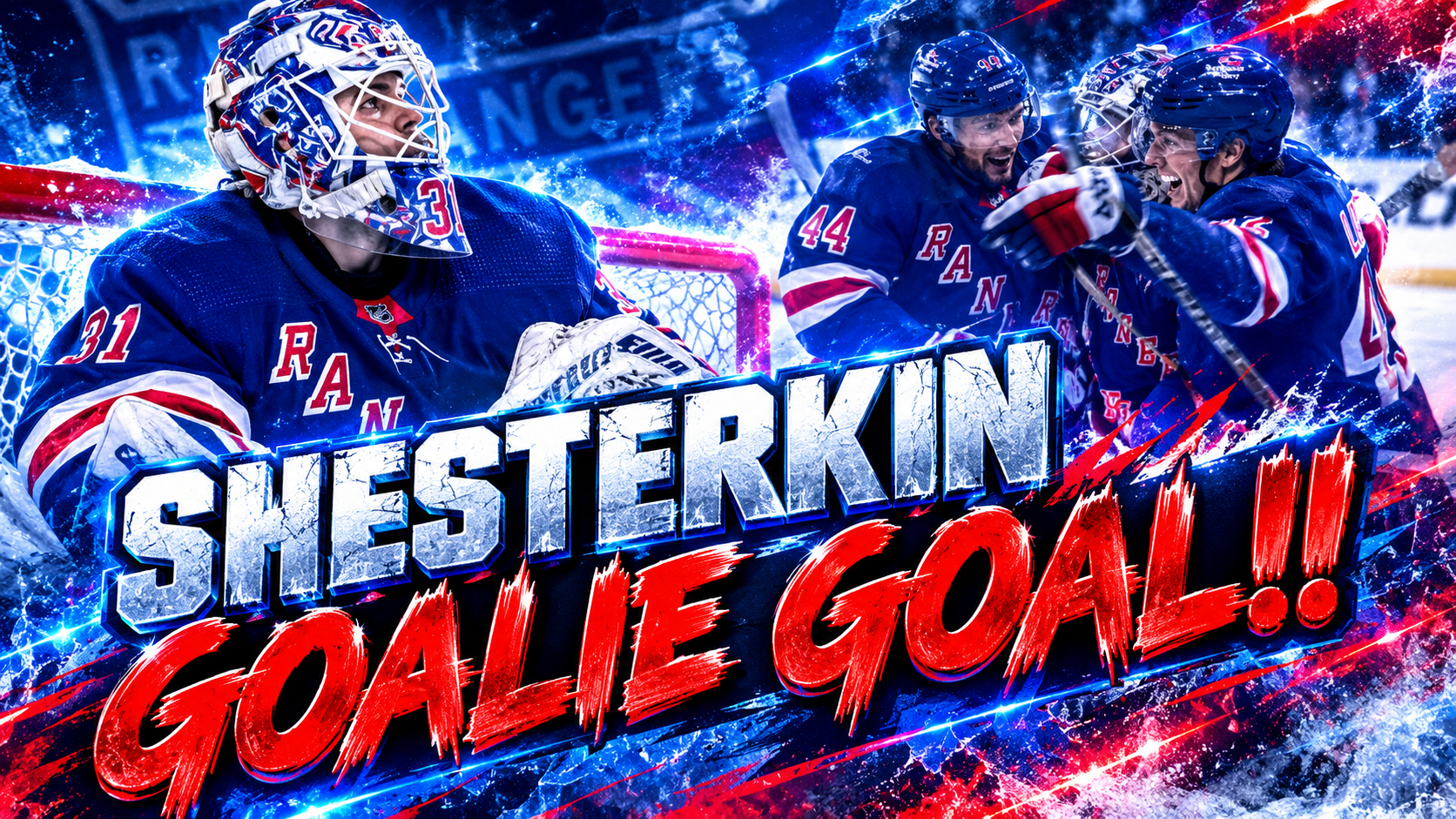 Igor Shesterkin Goalie Goal (First in Rangers History) | Rangers vs Lightning 2026 Highlights