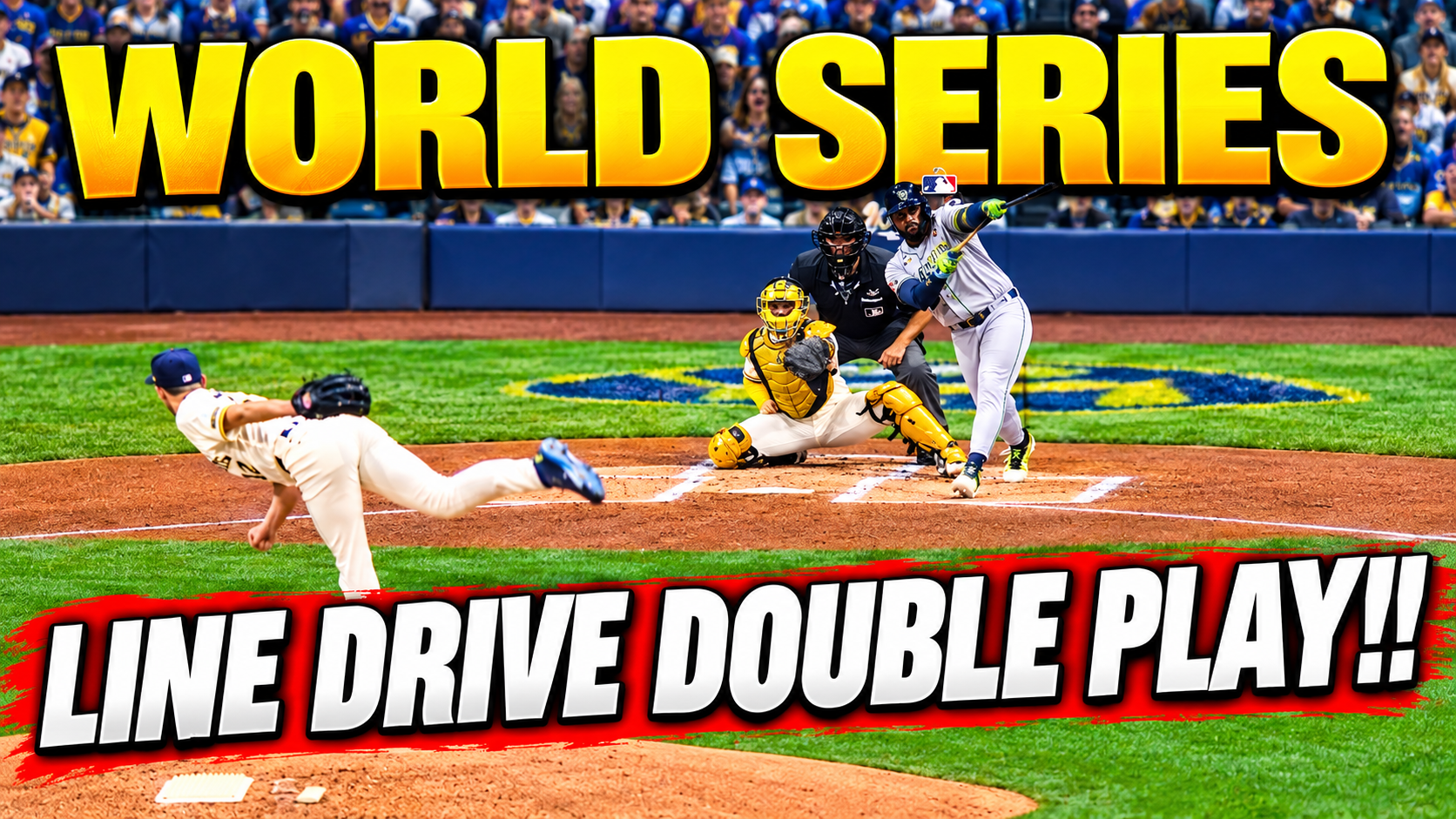 Junior Caminero lines into a double play in the first inning as Jonathan Aranda gets caught leaning off of second base | Rays vs Brewers 2026 Highlights