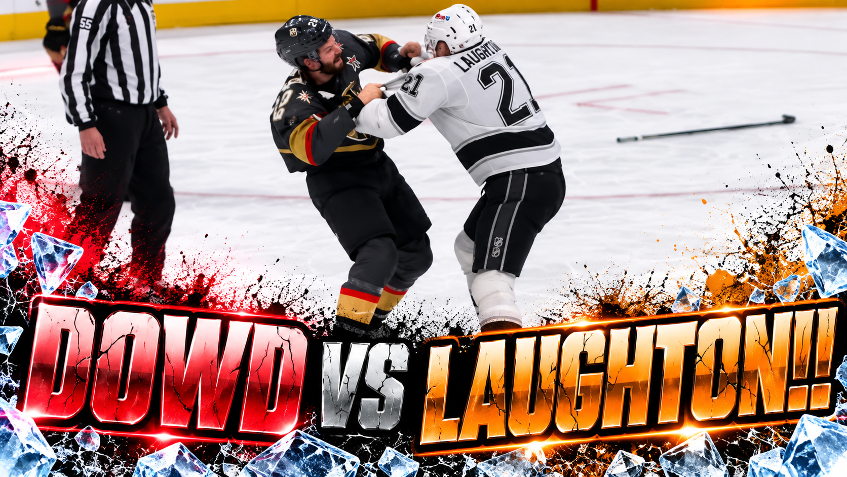 Scott Laughton Nic Dowd Fight Scrap | Vegas Golden Knights vs LA Kings 2026 Highlights
