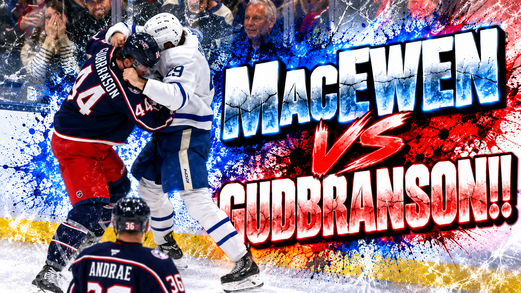 Zack MacEwen and Erik Gudbranson | Columbus Blue Jackets vs Toronto Maple Leafs 2026 Highlights