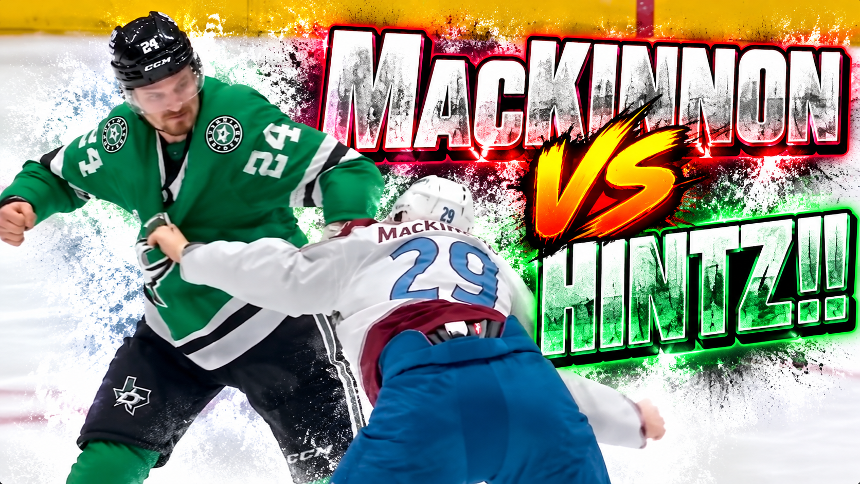 Nathan MacKinnon Roope Hintz Fight Scrap | Dallas Stars vs Colorado Avalanche 2026 Highlights