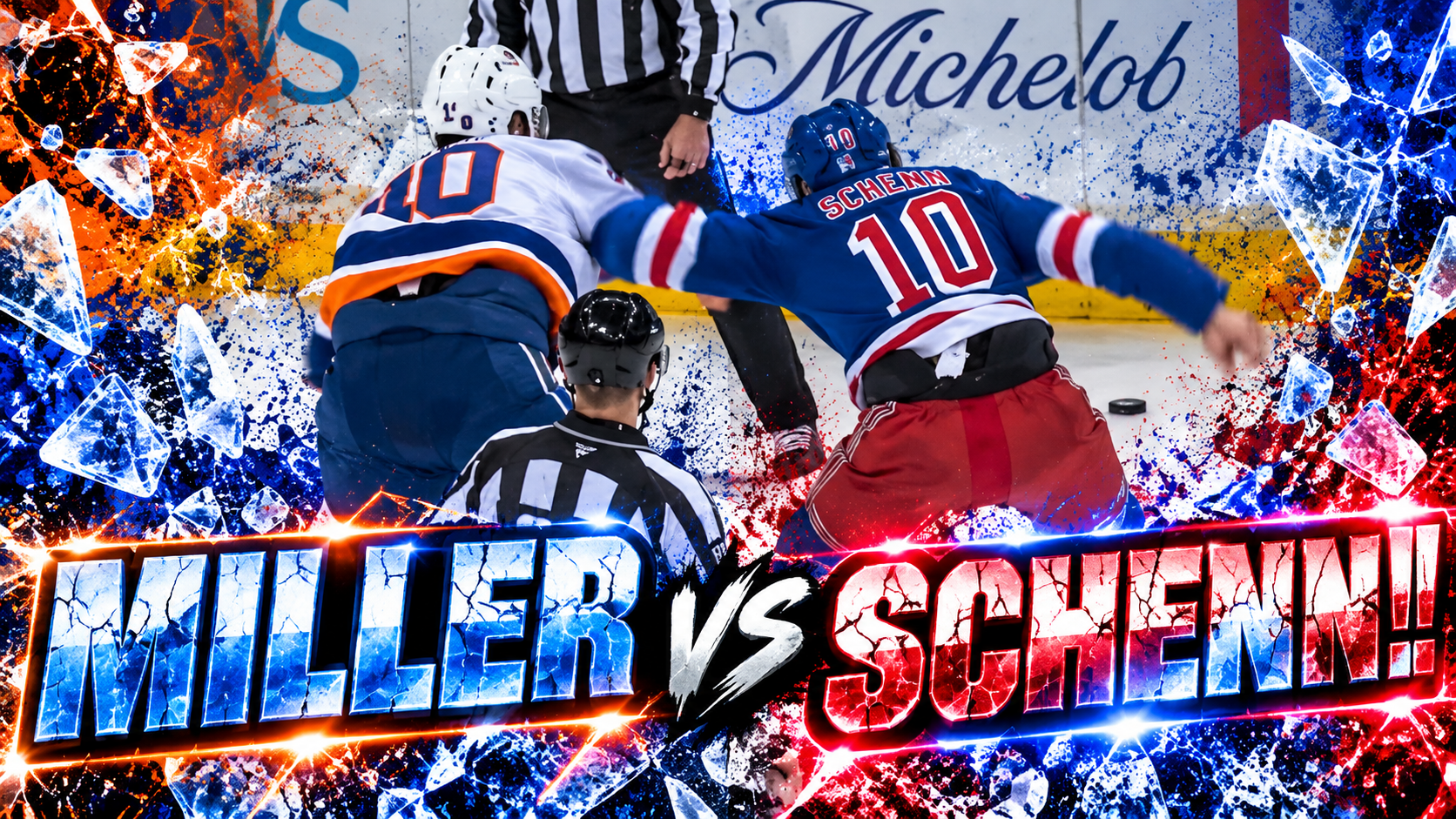 JT Miller Brayden Schenn Fight Scrap | New York Rangers vs New York Islanders 2026 Highlights