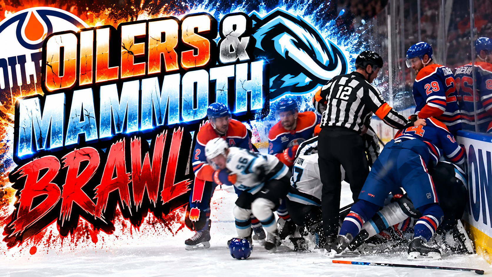 Jack McBain Edmonton Oilers Fight After Leon Draisaitl Hit | Oilers vs Mammoth 2026 Highlights